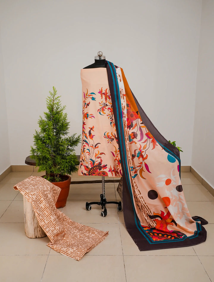 Beidge Abstract 3 Pcs Kurta Set
