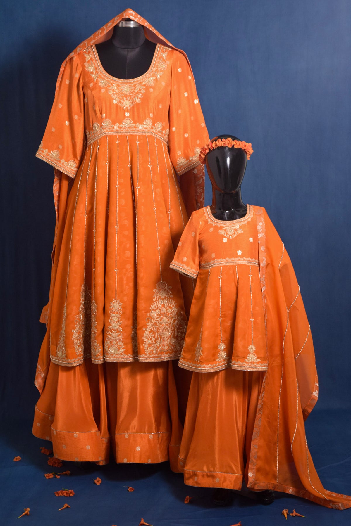 Zarina Bespoke Mother-Daughter Lehenga Set
