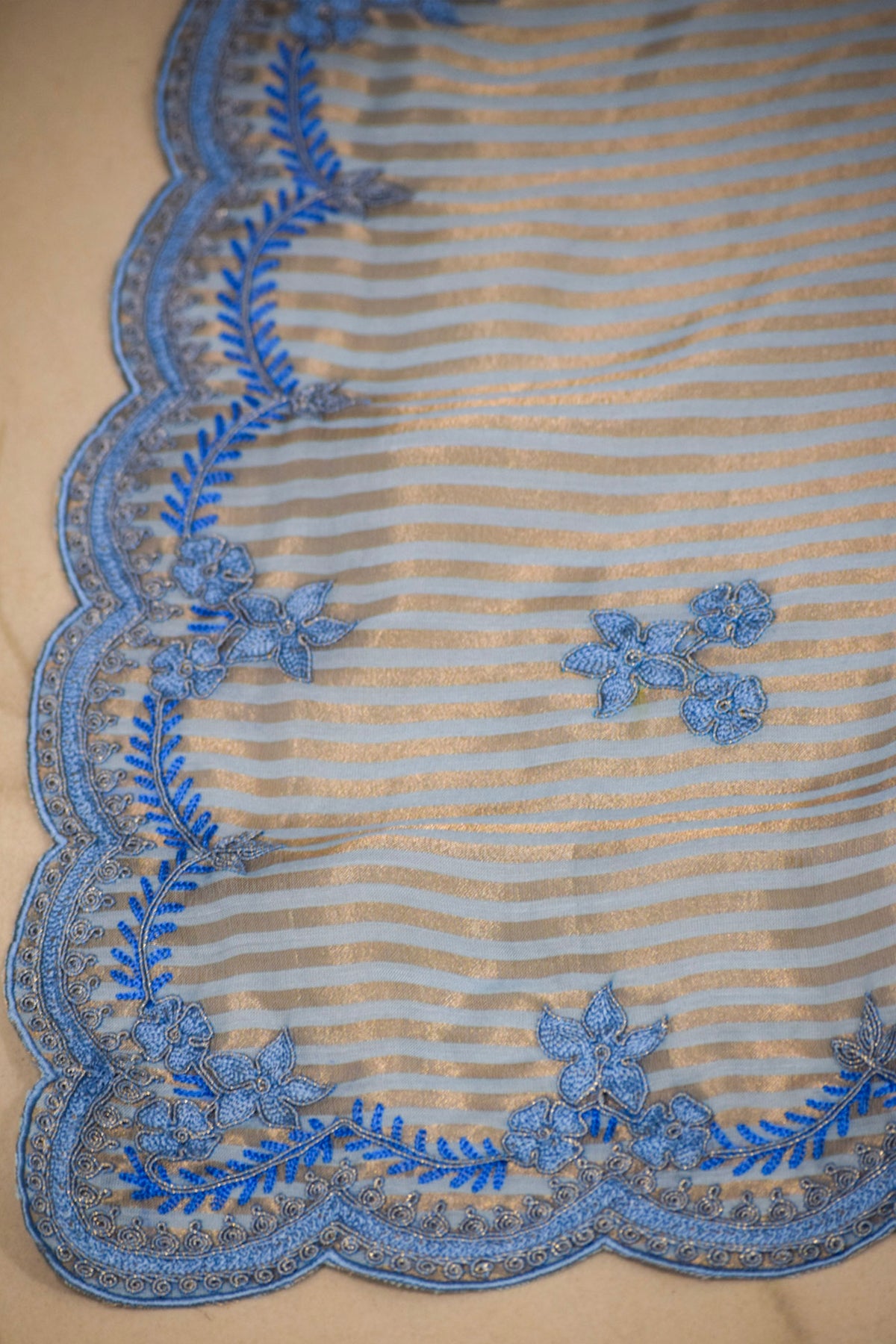 Sanjh Embroidered Suit Set