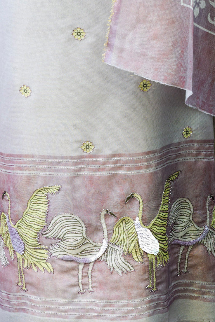 Flamingo Pair three-piece suit set