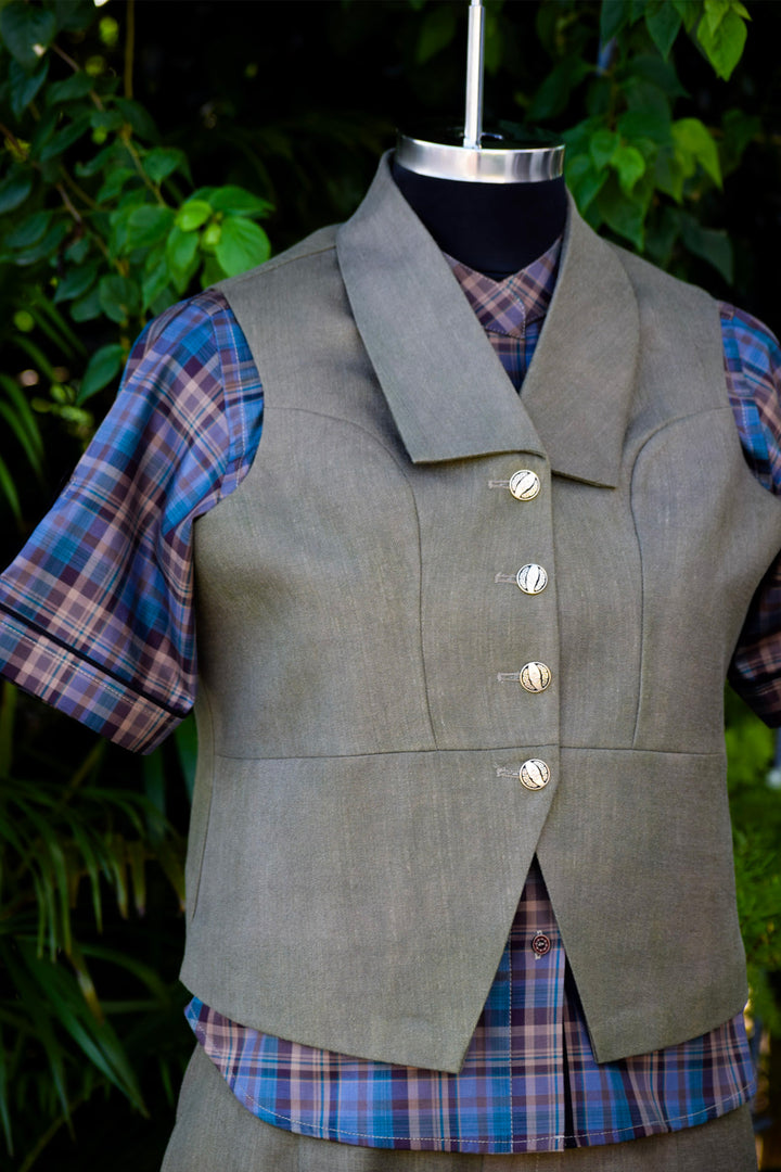 Olive Three-Piece Ensemble