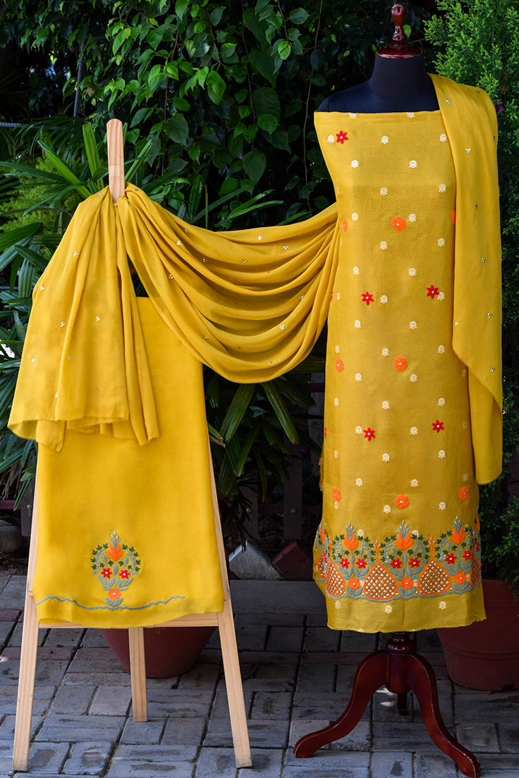 Anaya three piece suit set