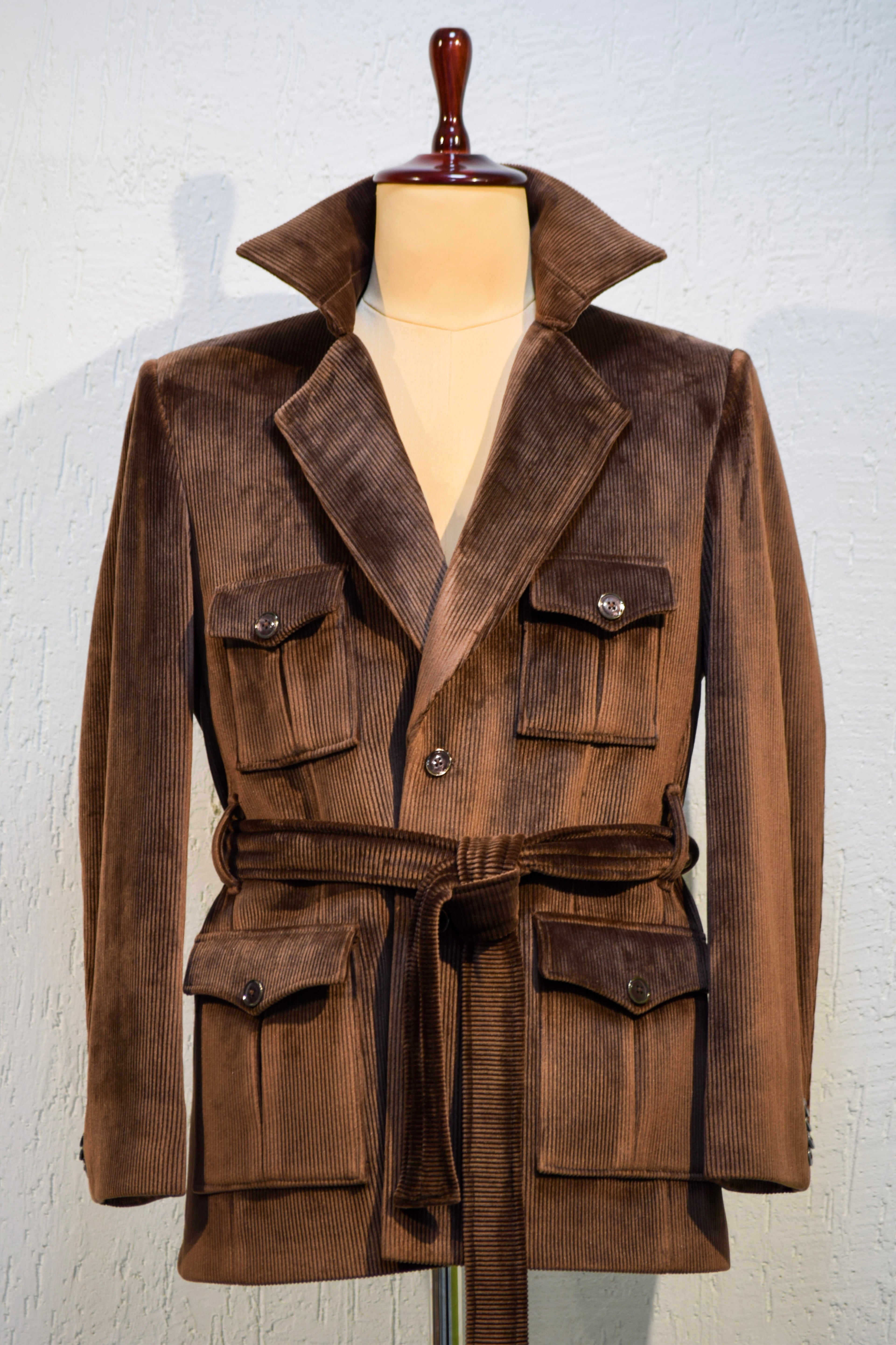 Brown Corduroy Bush Coat