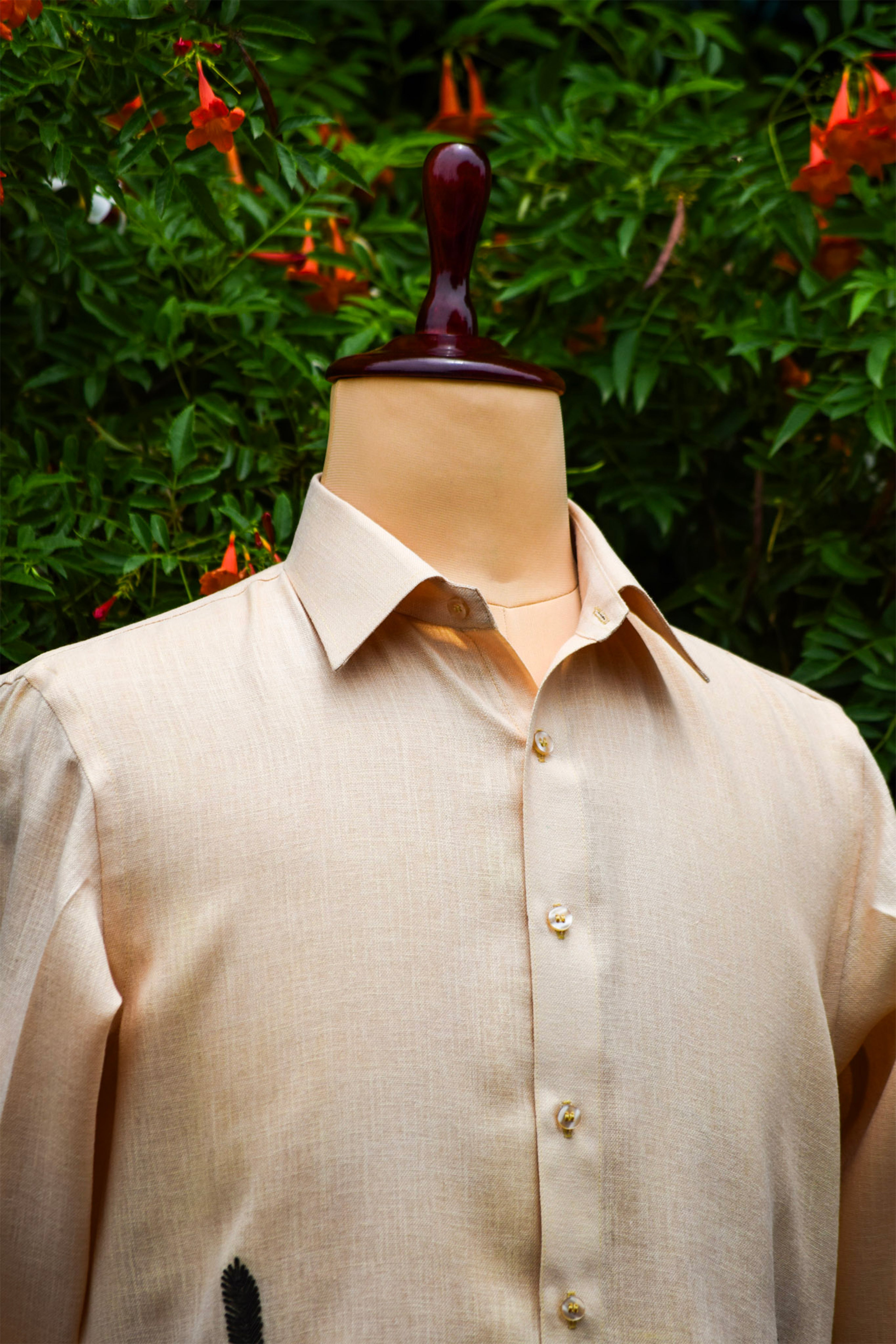 Beige Linen Shirt