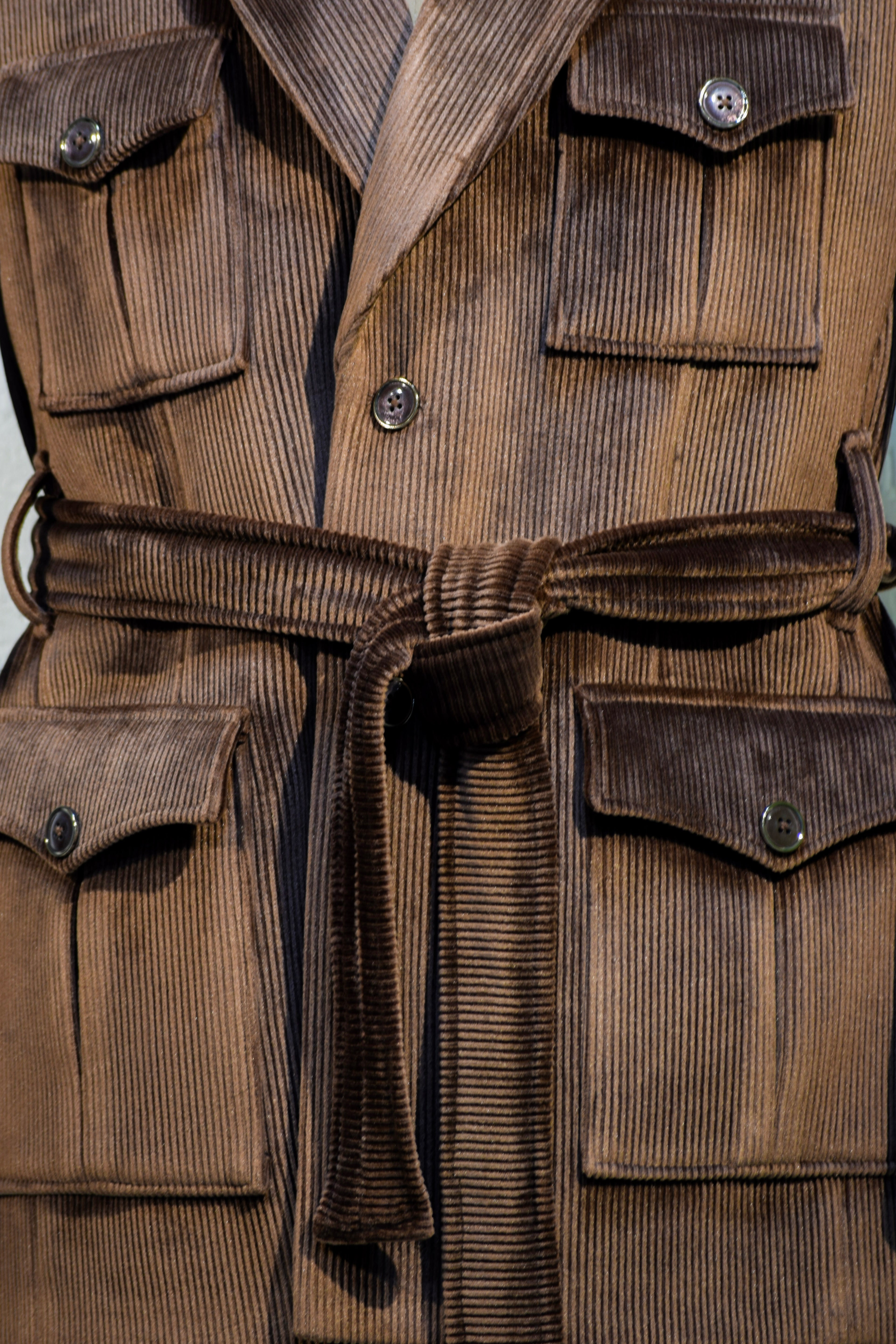 Brown Corduroy Bush Coat