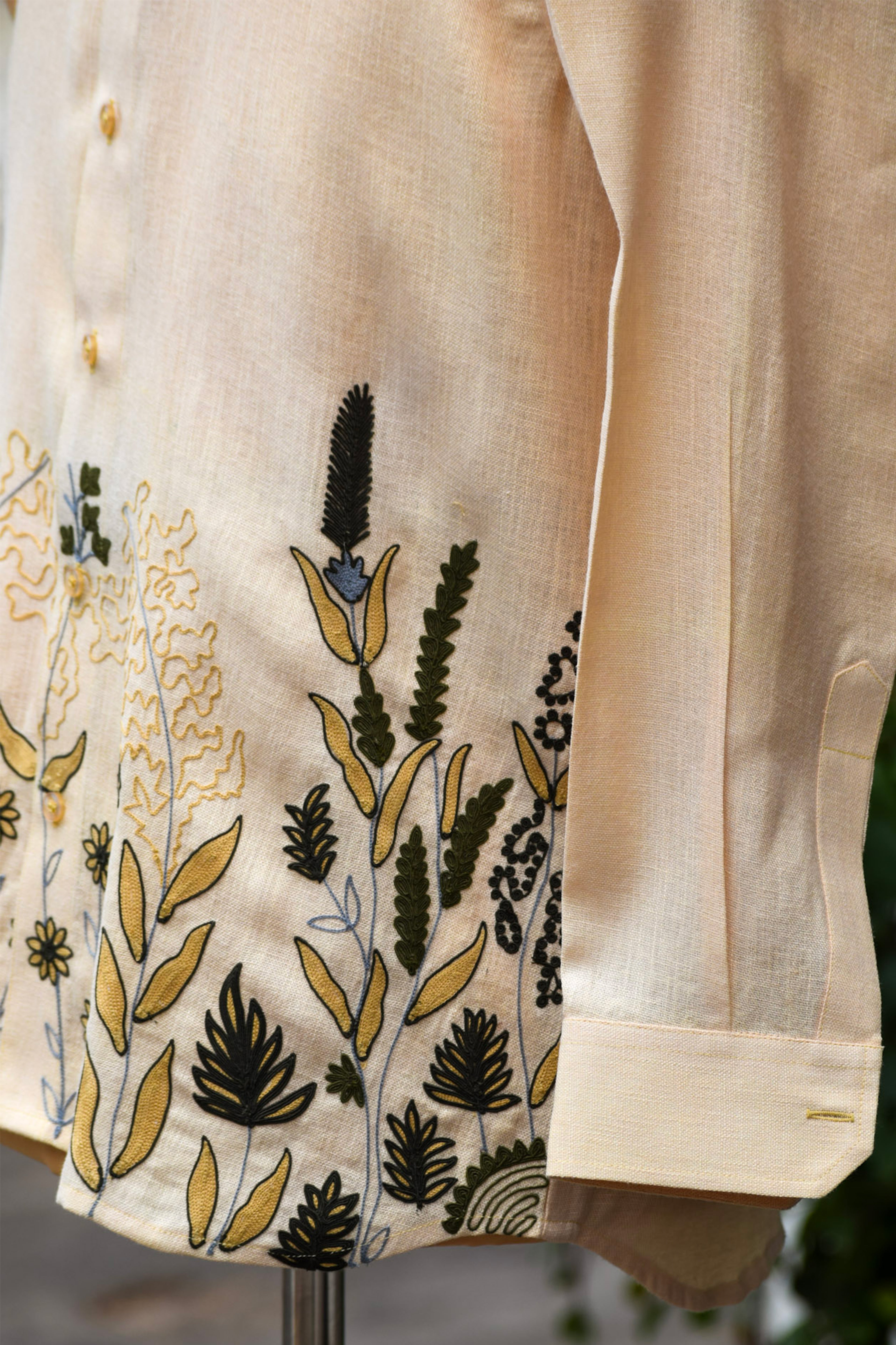 Beige Linen Shirt