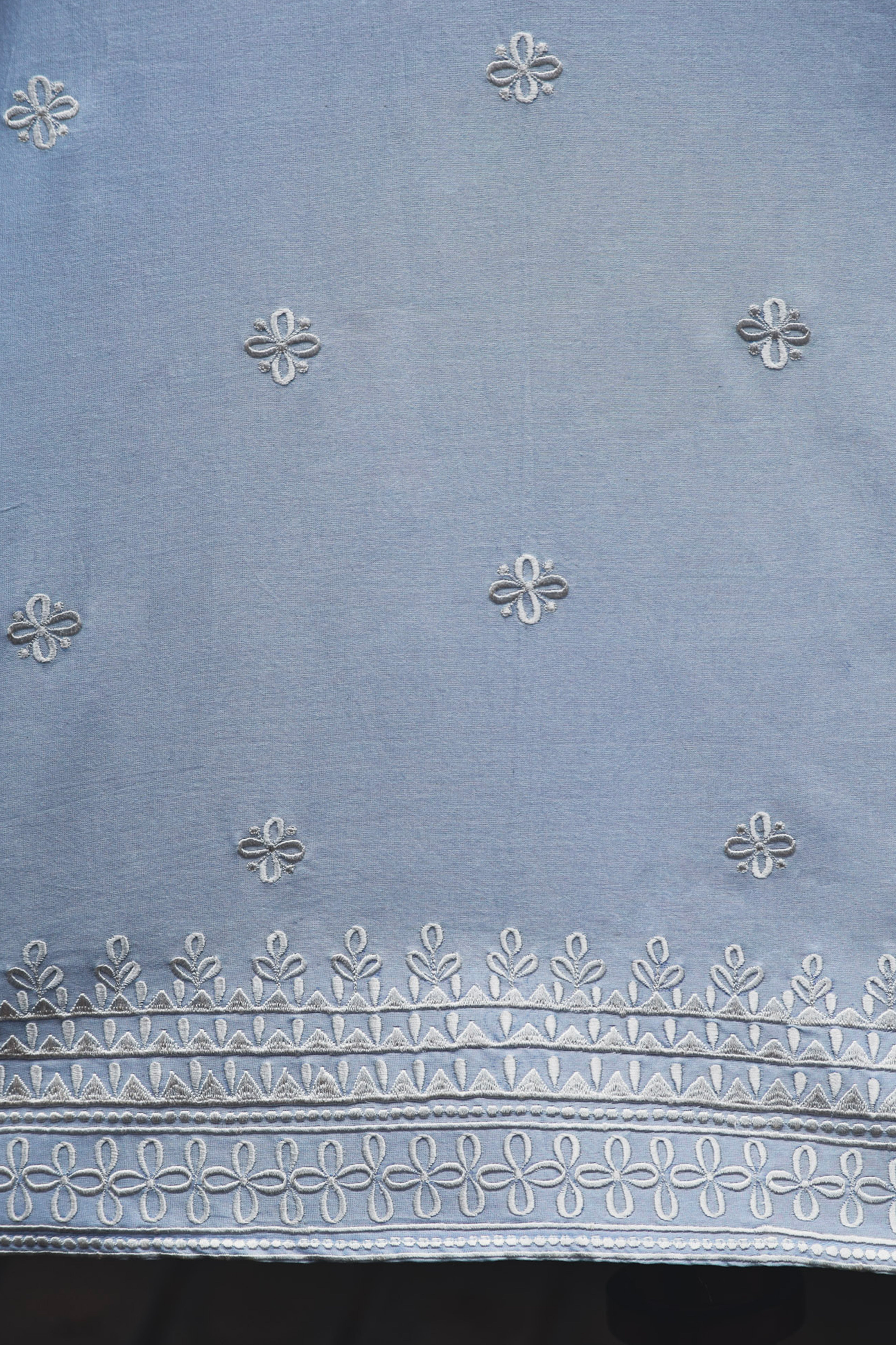 Ice Blue Kurta with Salwar