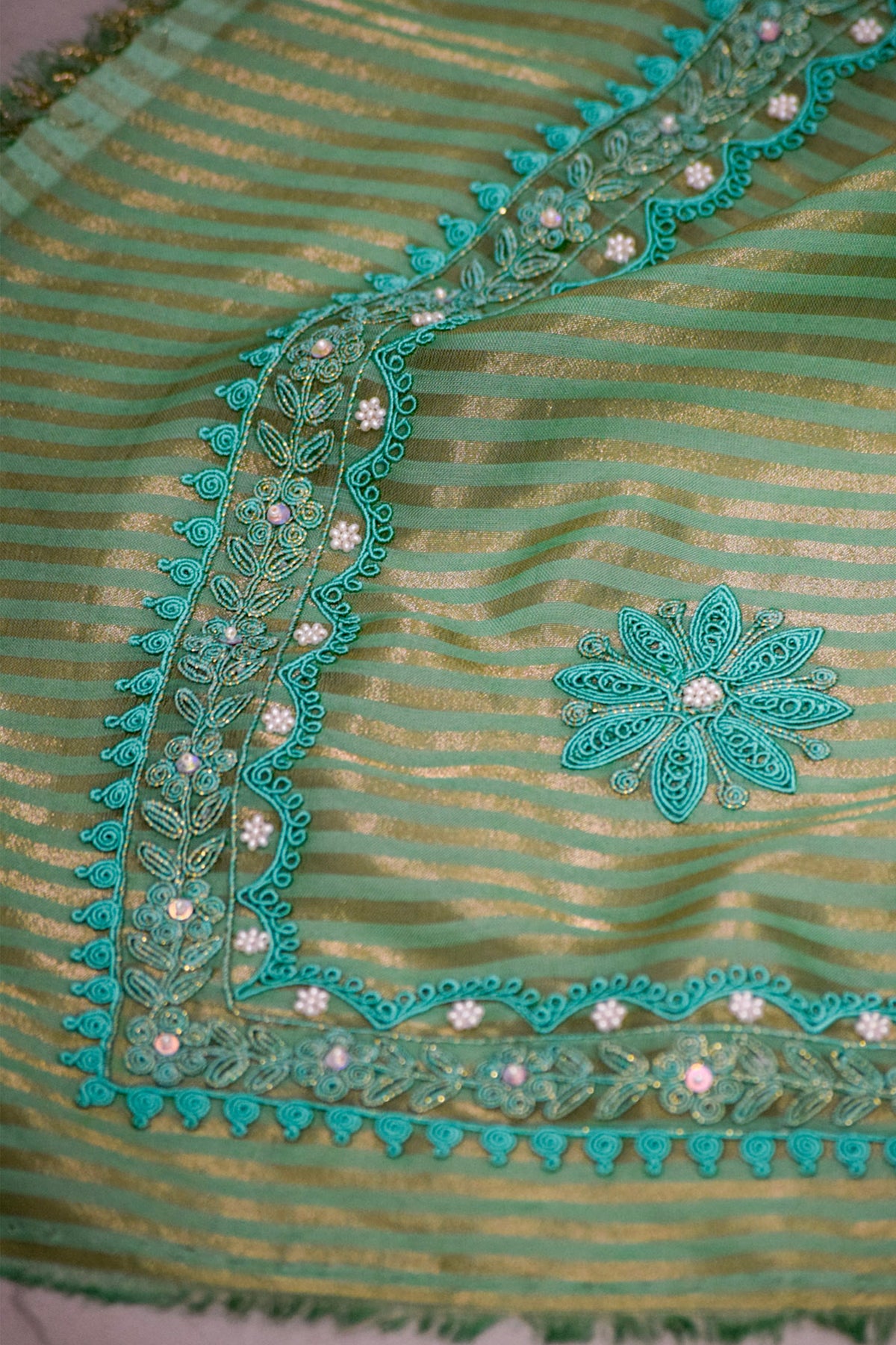 Sanjh Embroidered Suit Set