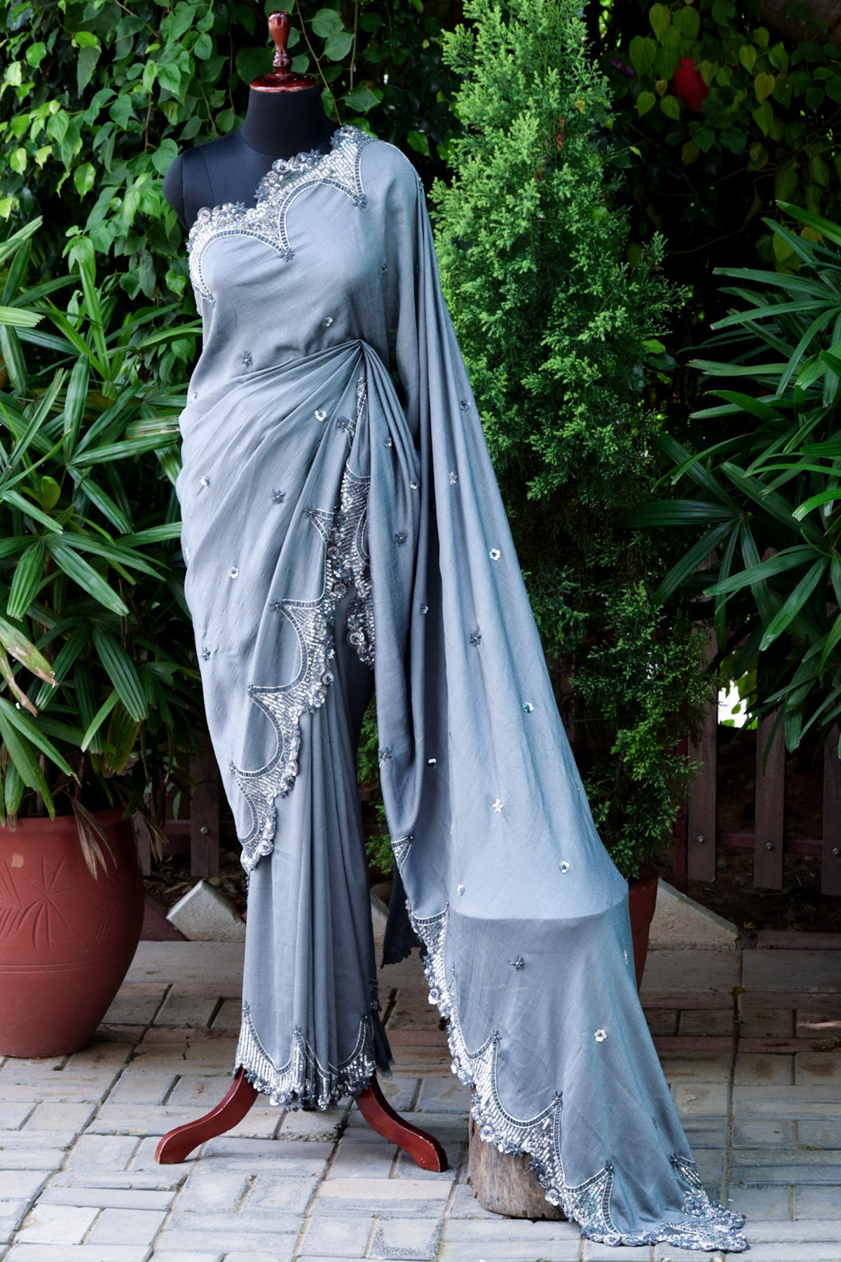 Sandhya Embroidered Saree