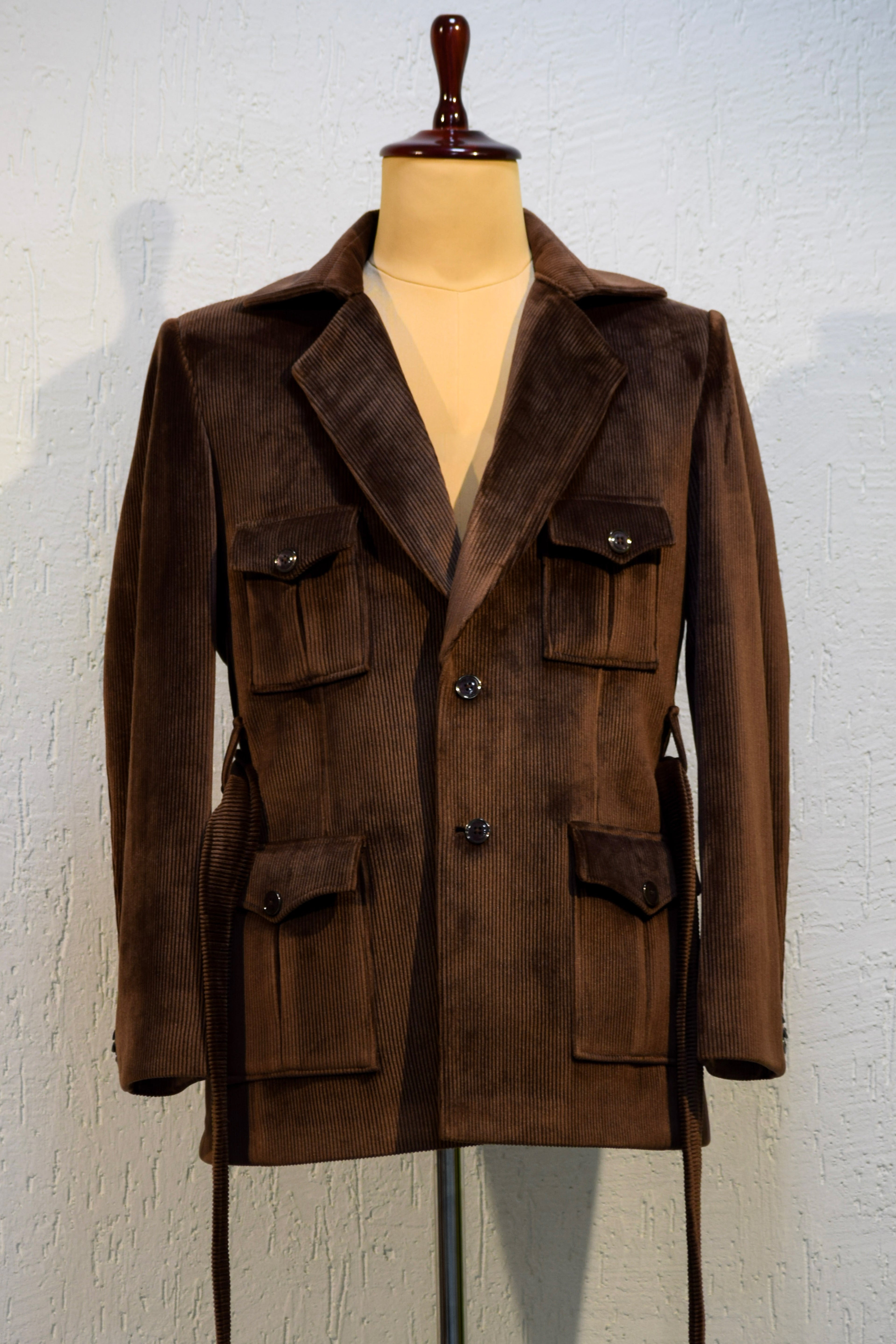 Brown Corduroy Bush Coat