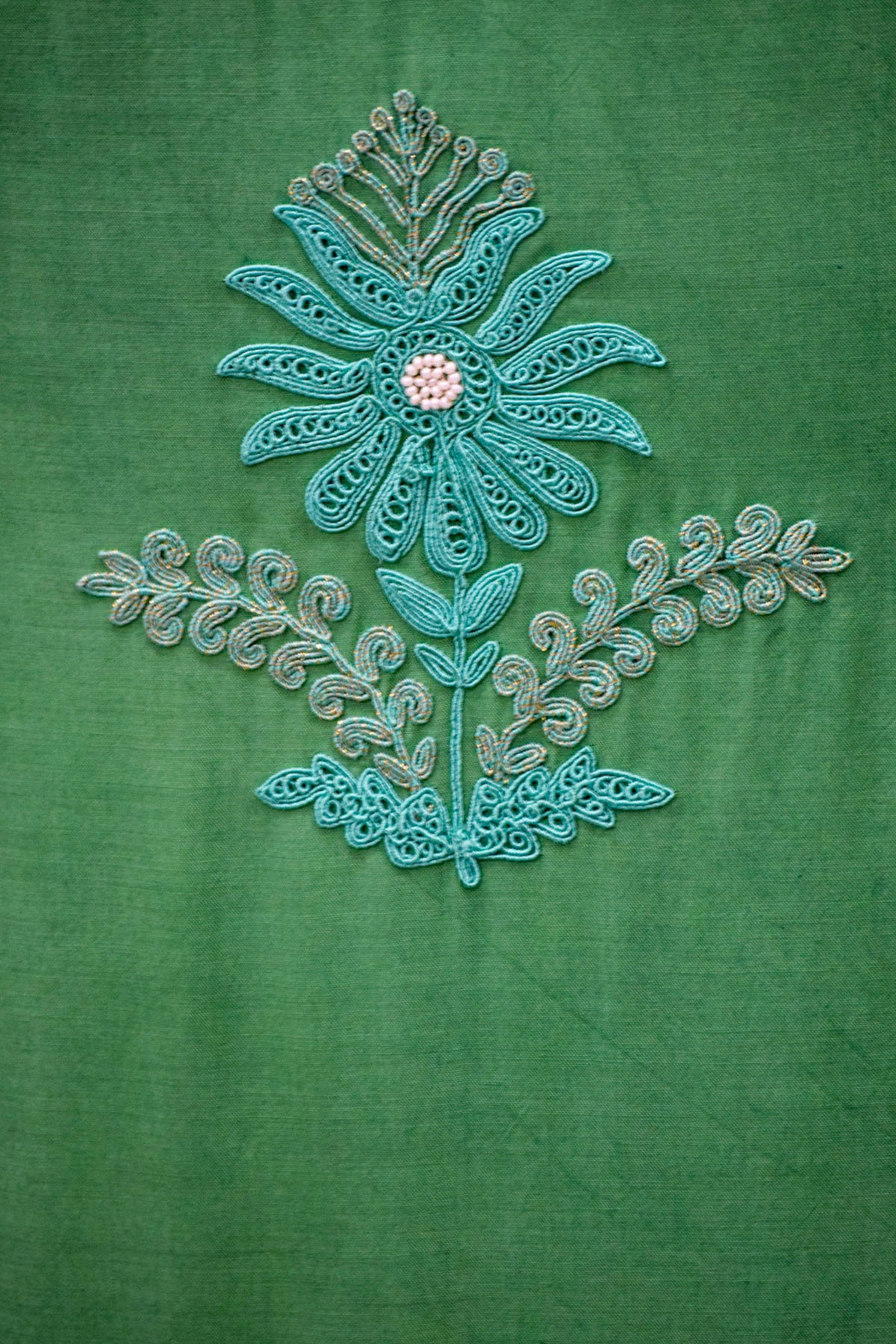 Sanjh Embroidered Suit Set