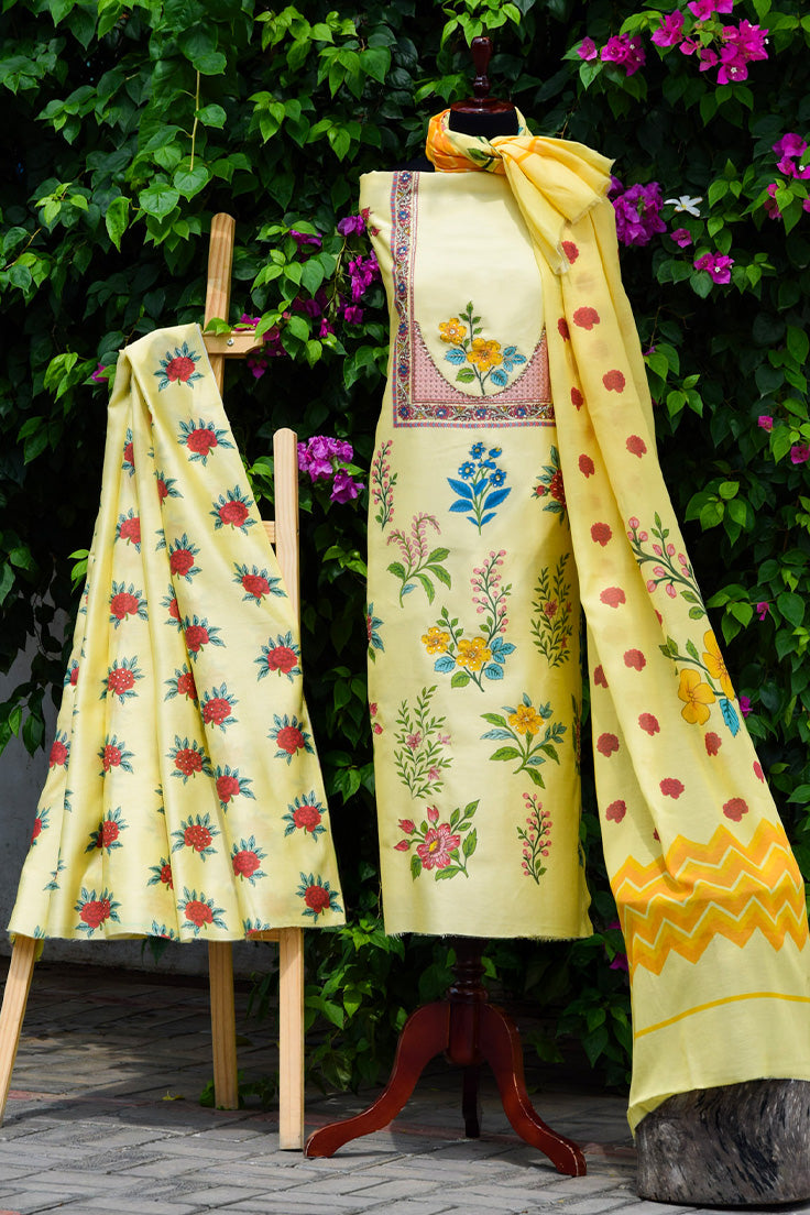 Bahaar three-piece Suit Set
