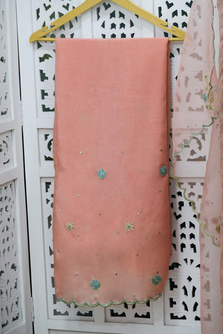 Banarasi Tissue three-piece Suit Set