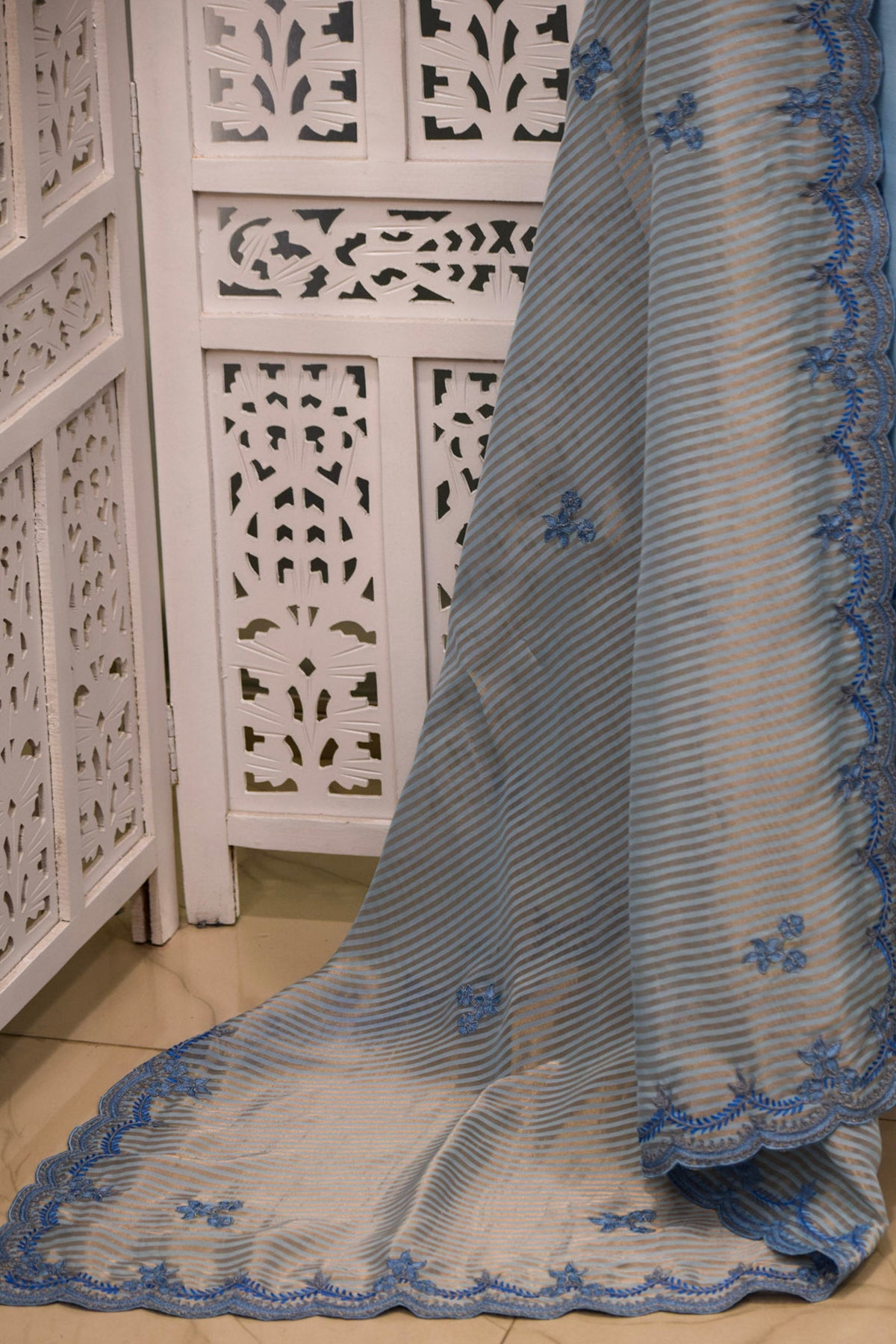 Sanjh Embroidered Suit Set