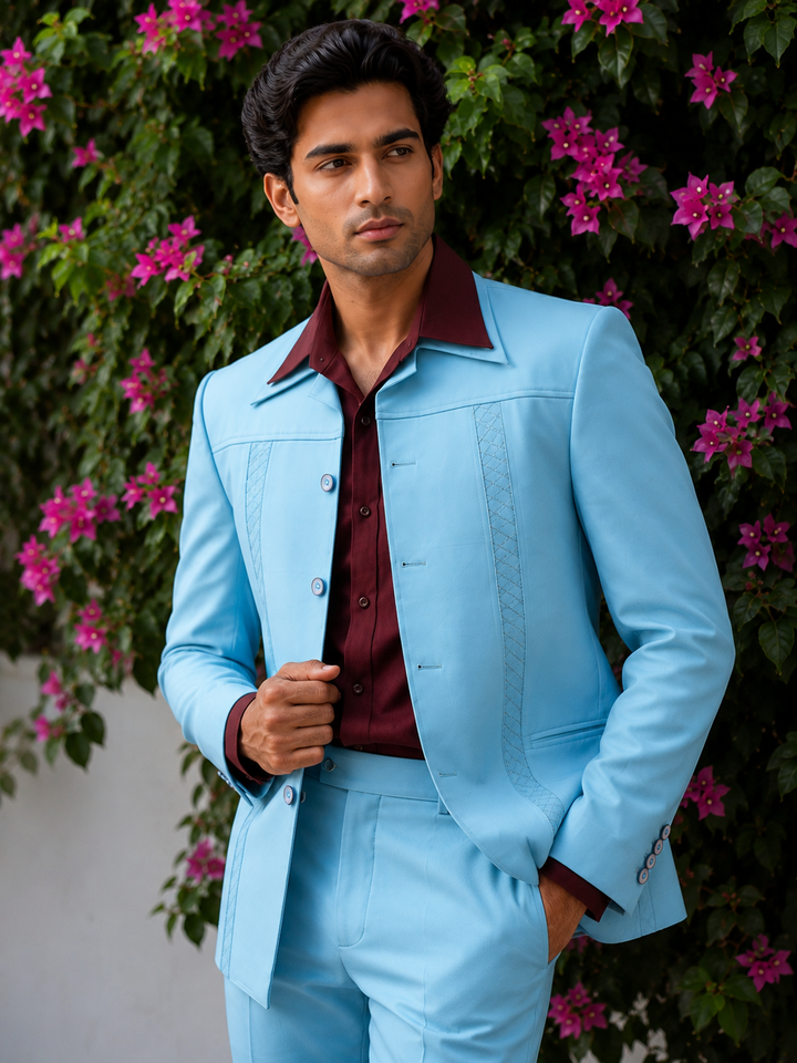 Sky Blue Suit set