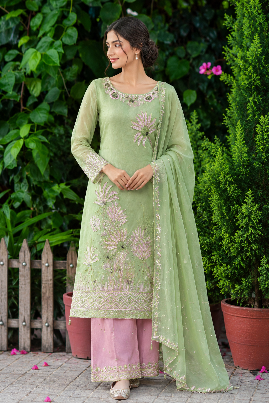 Malhaar Organza Co-Ord Set