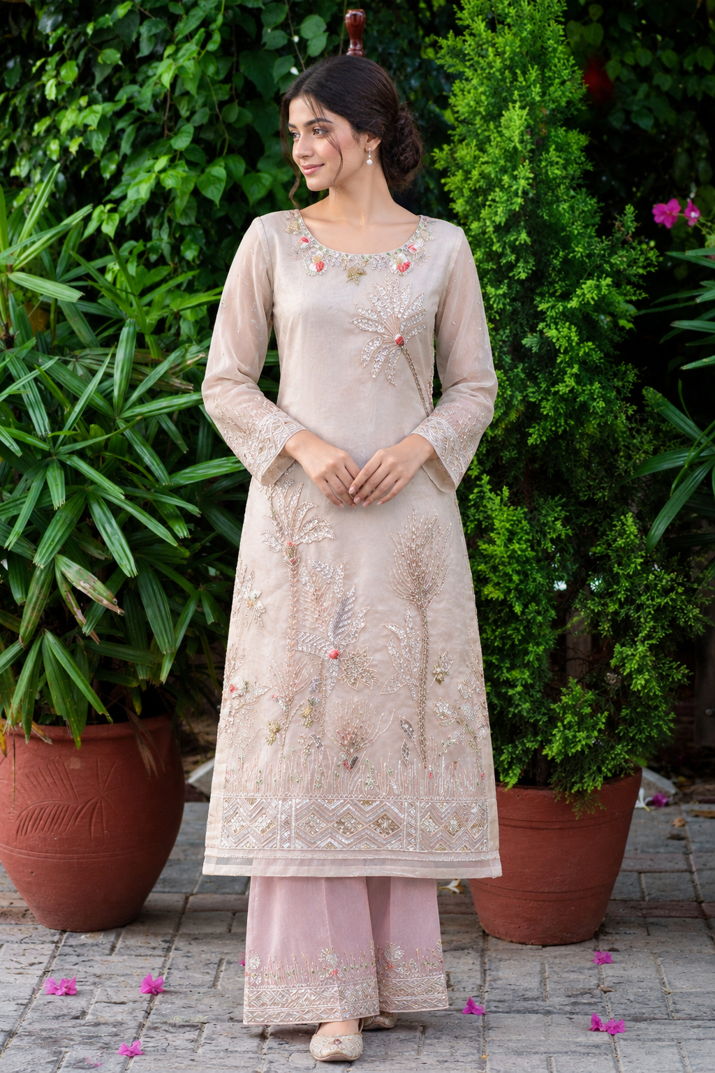Malhaar Organza Co-Ord Set