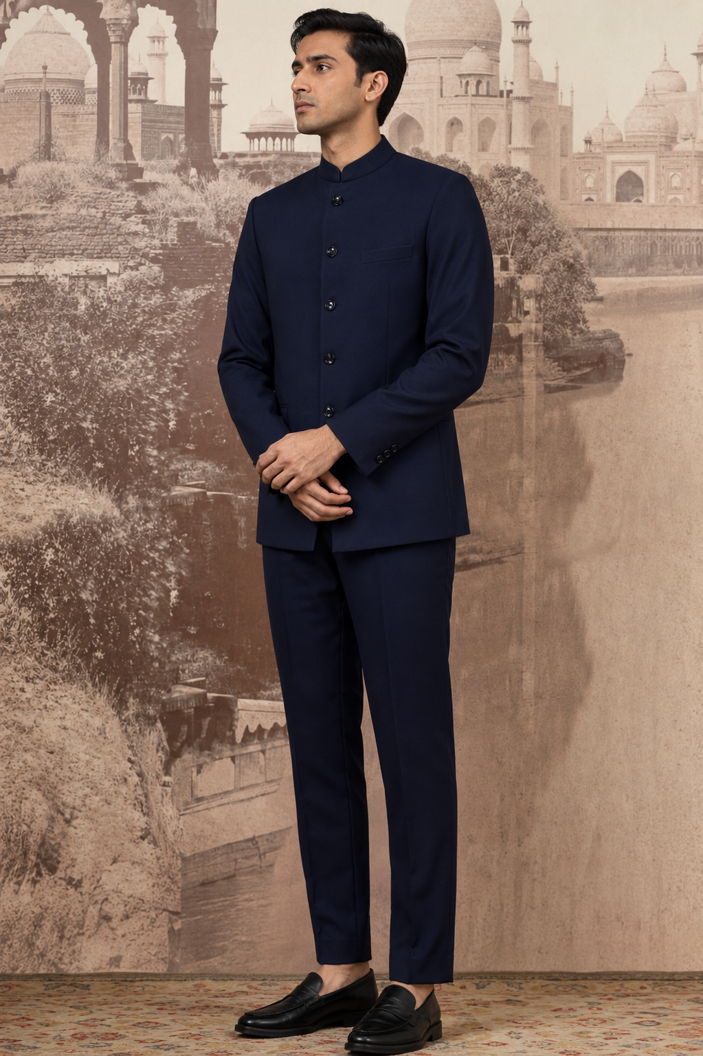 Dark Navy Jodhpuri Set