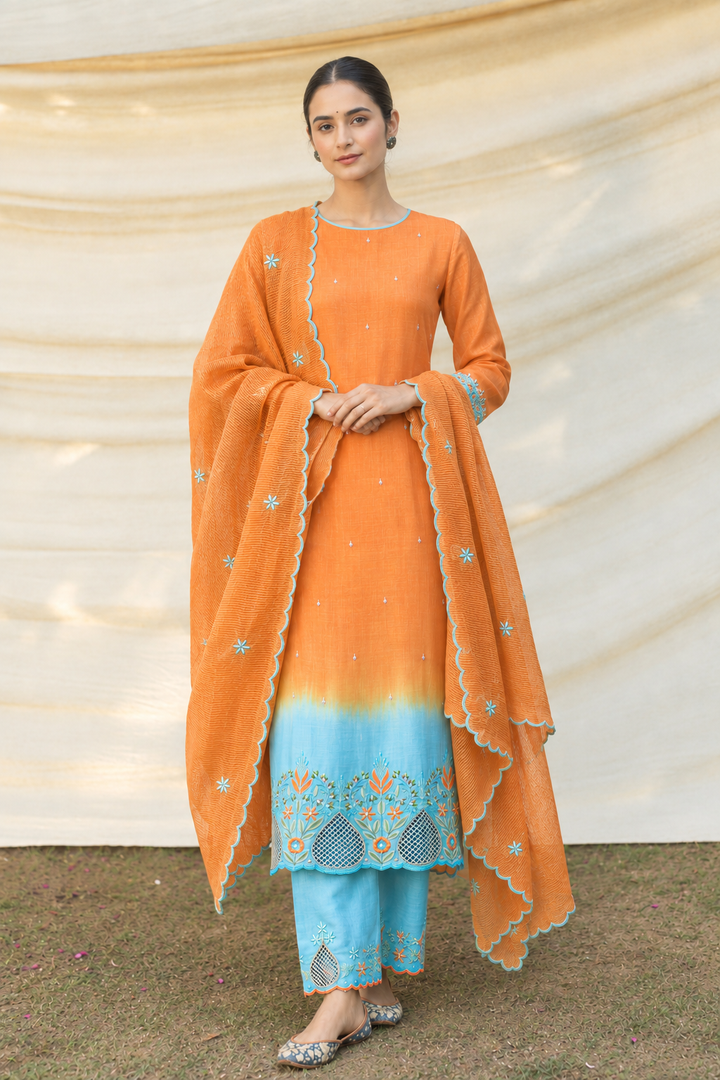 Bela three-piece suit set