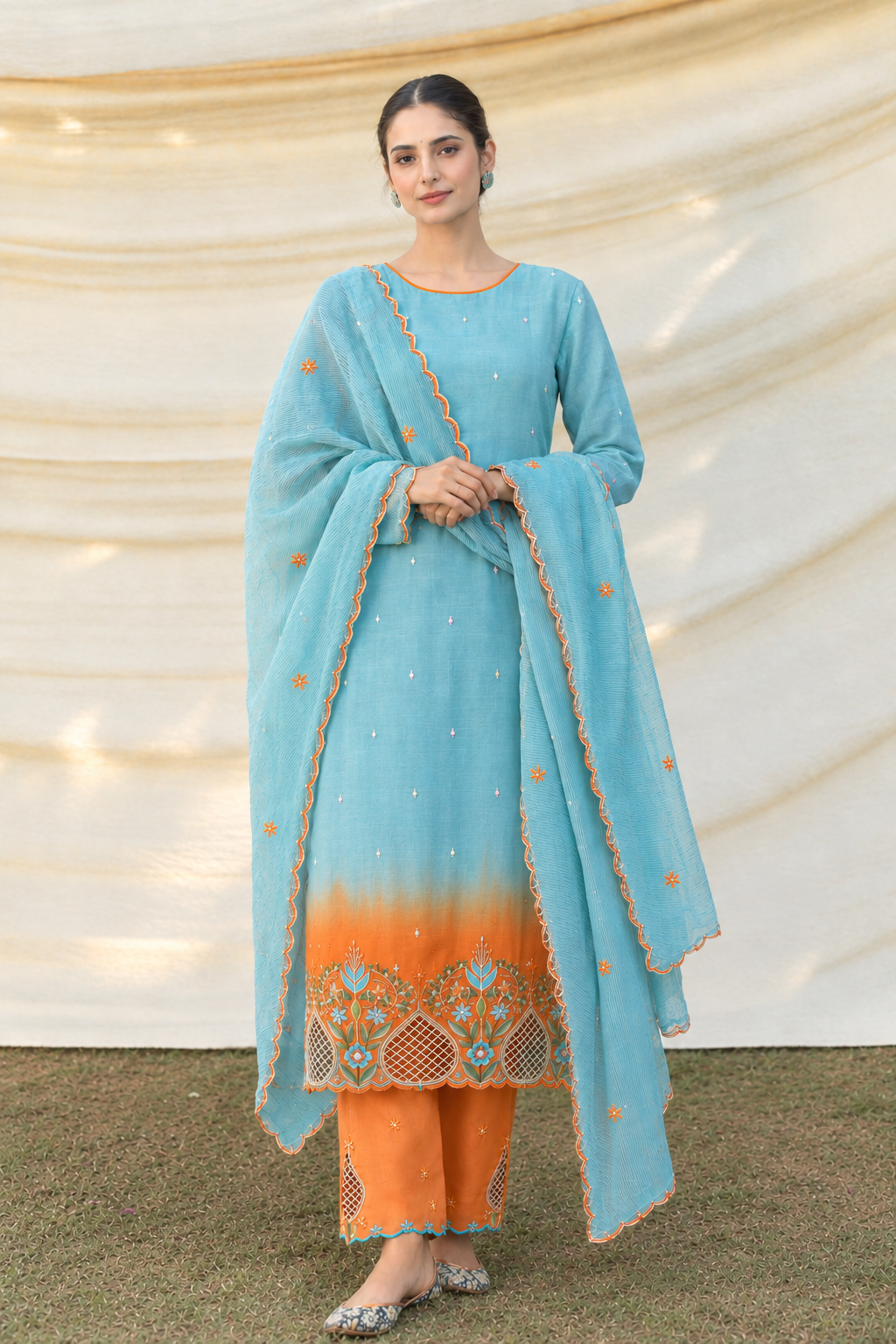 Bela three-piece suit set