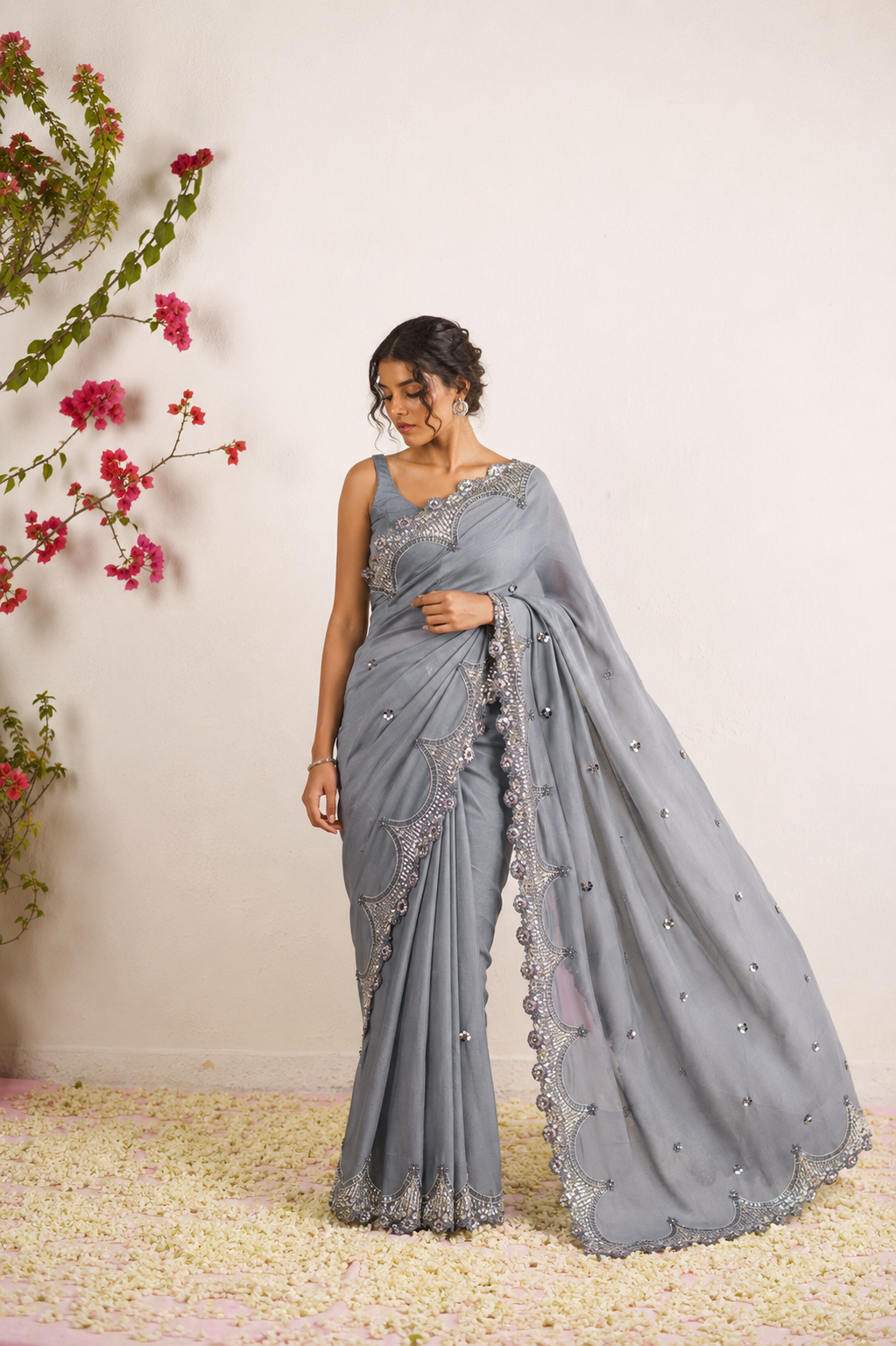 Sandhya Embroidered Saree