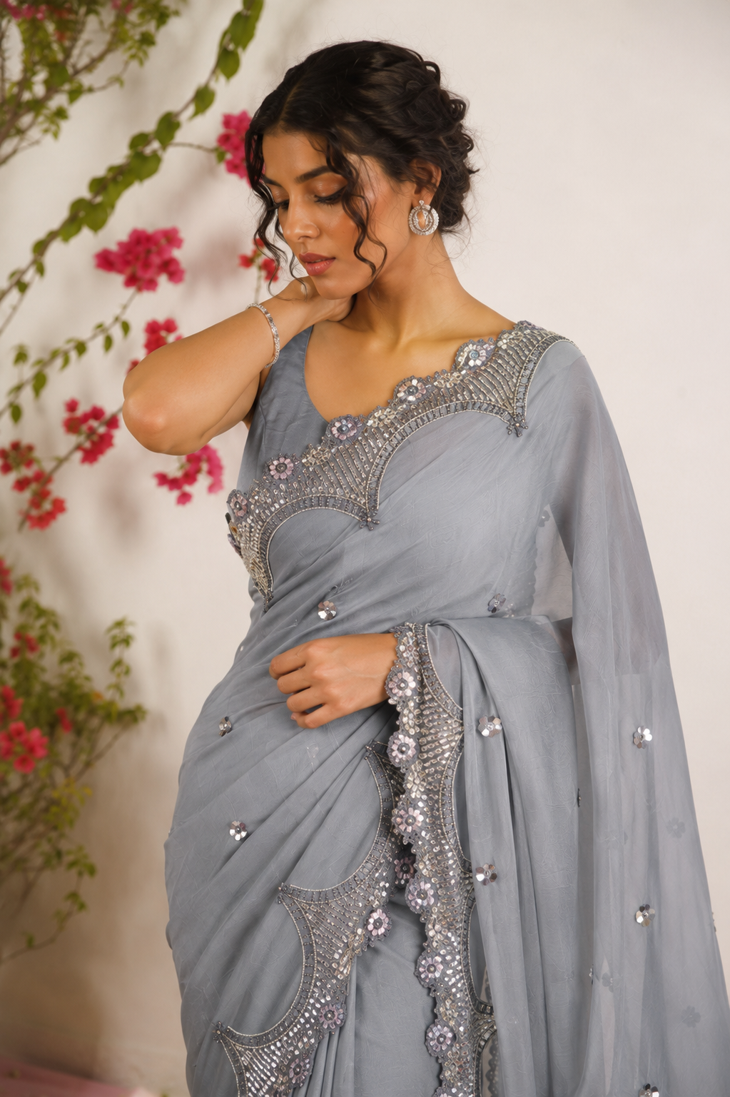 Sandhya Embroidered Saree