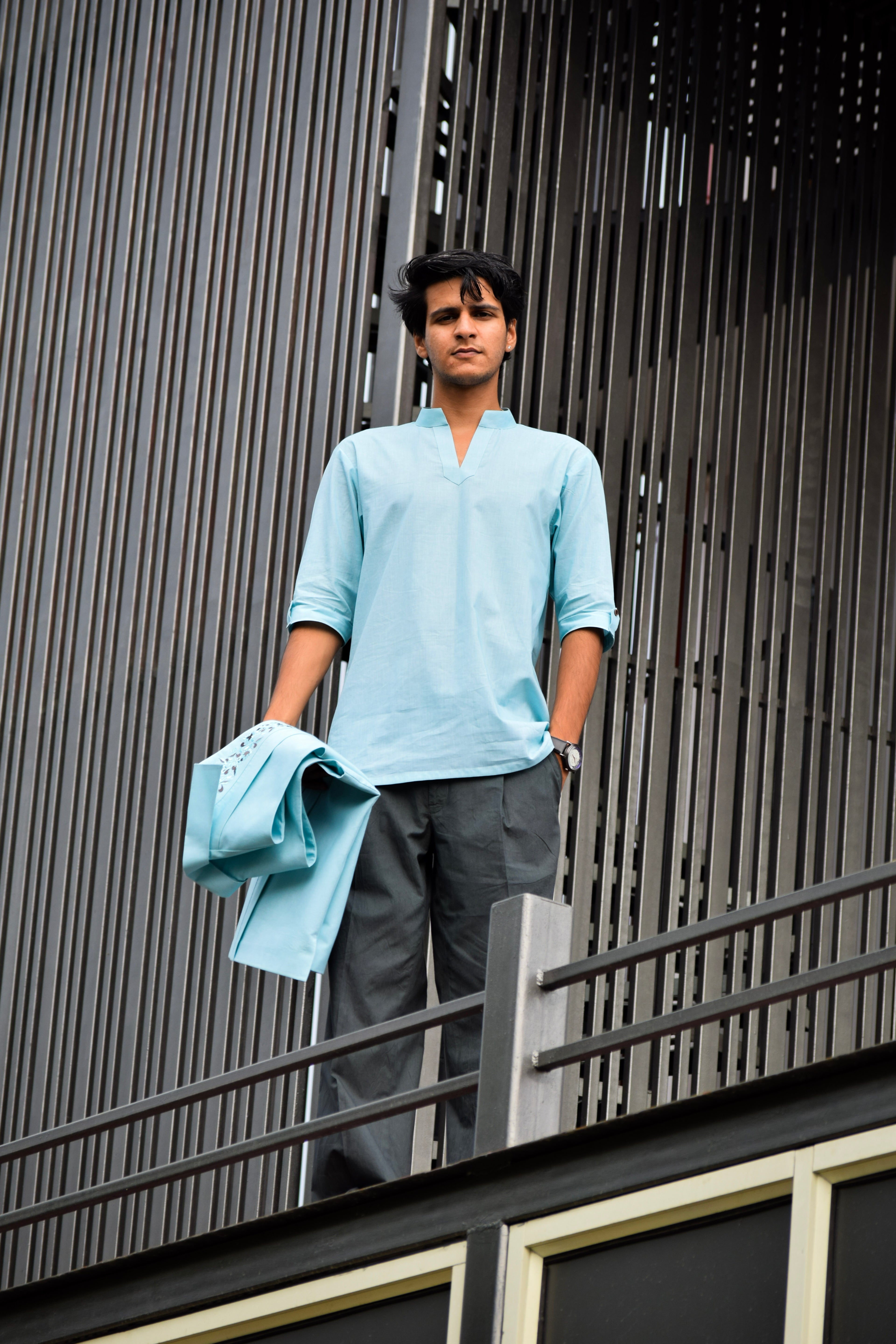 Meghvarna three-piece Cotton Set