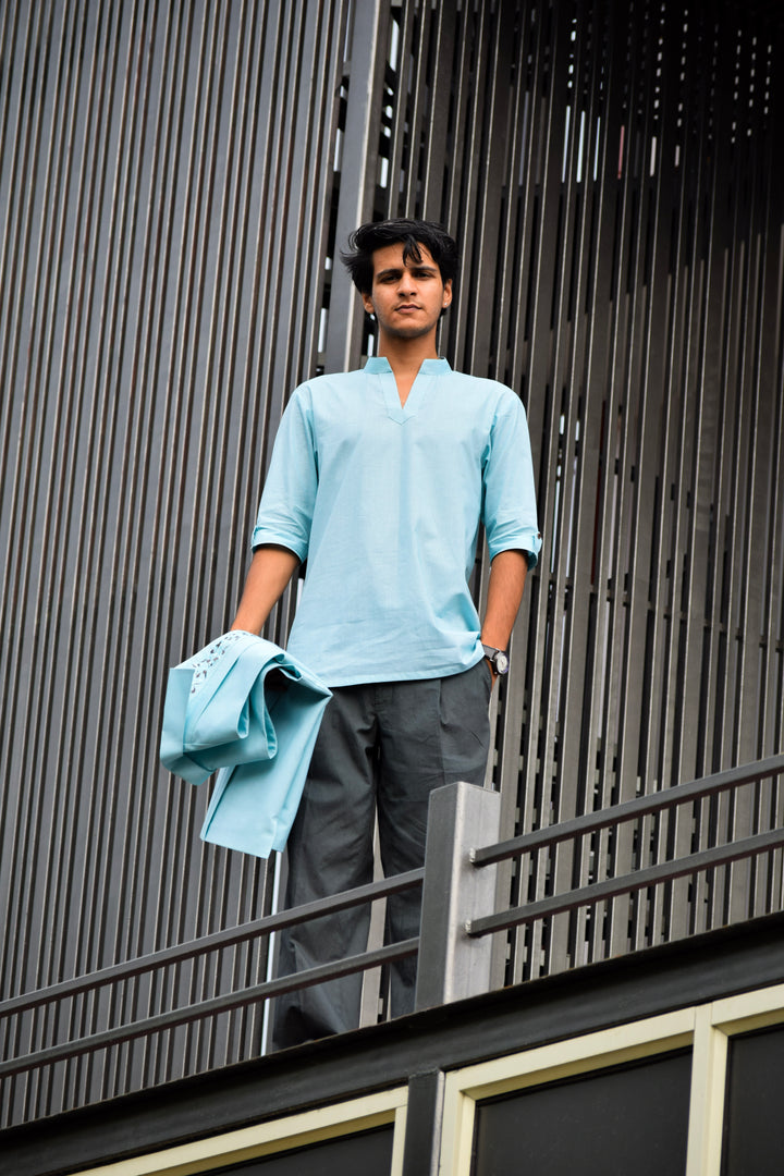 Meghvarna three-piece Cotton Set