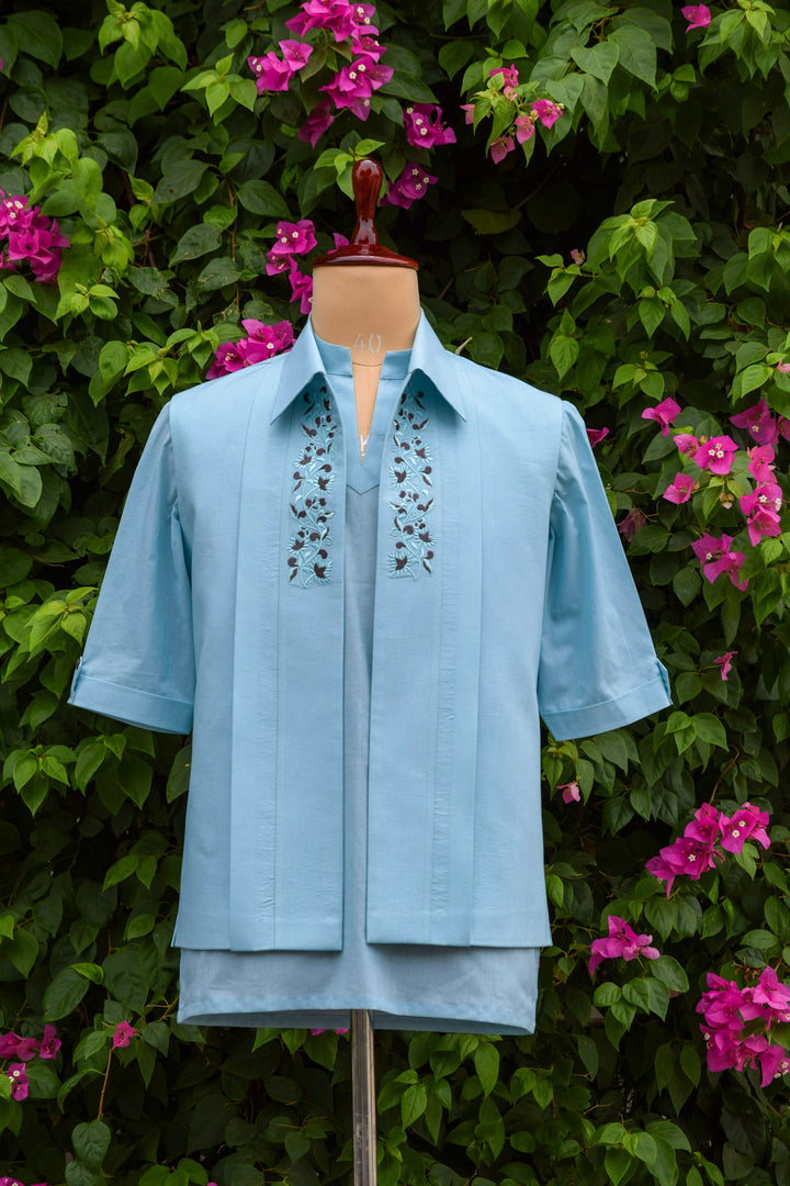 Meghvarna three-piece Cotton Set