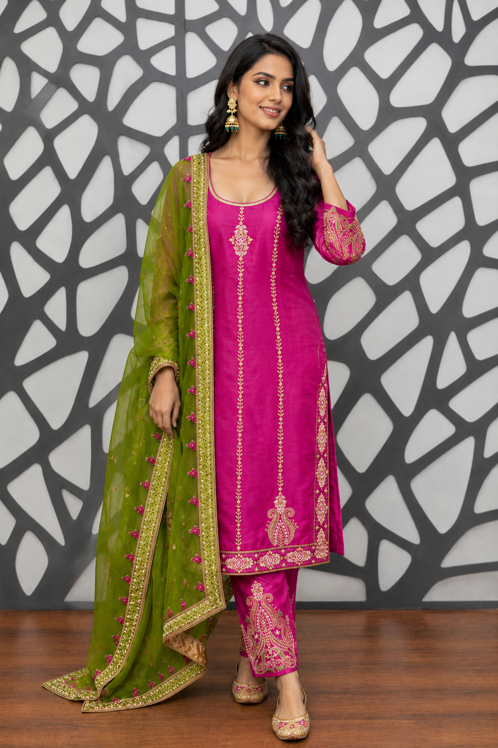 Mudra three-Piece suit set