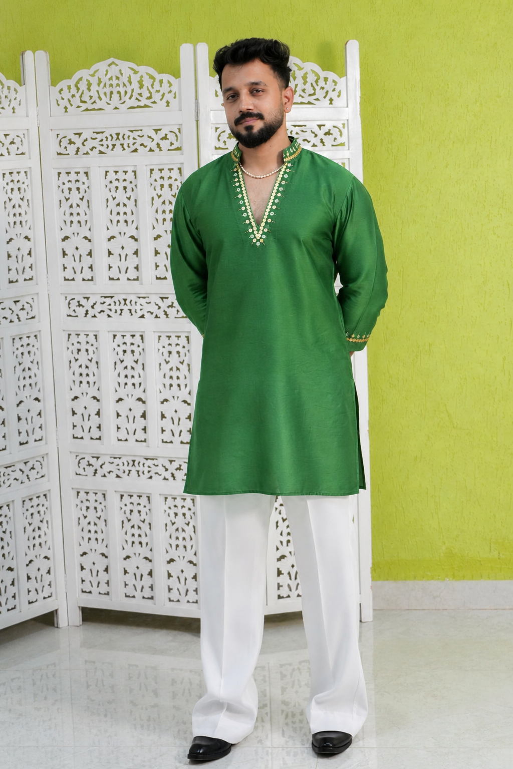 Ombré Emarld Kurta set