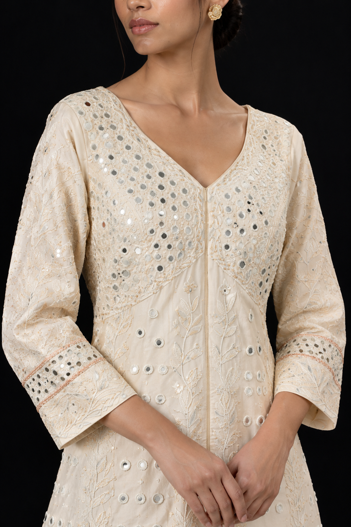 Ruhi Mirrorwork Anarkali