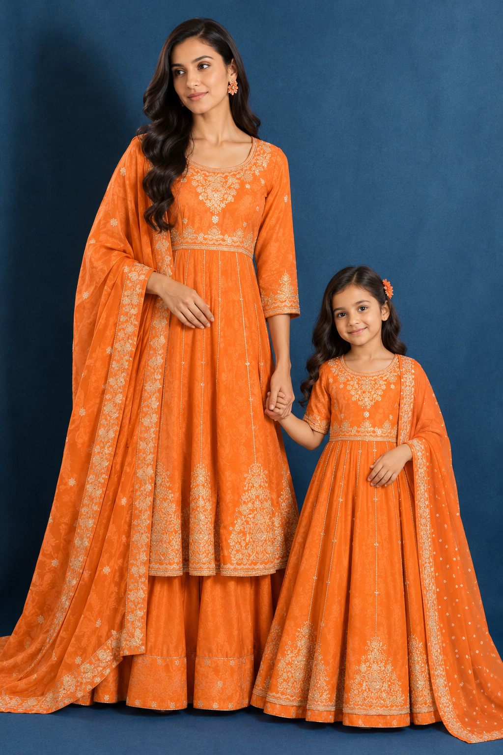 Zarina Bespoke Mother-Daughter Lehenga Set