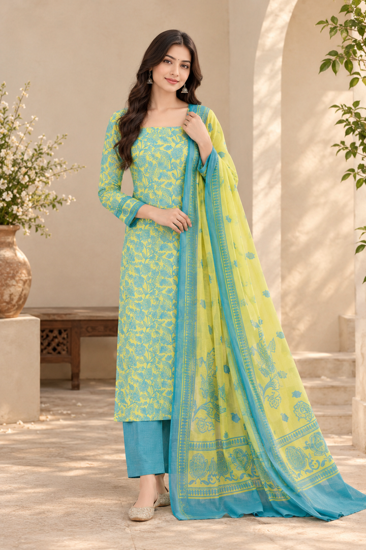 Phoolwari Suit Set