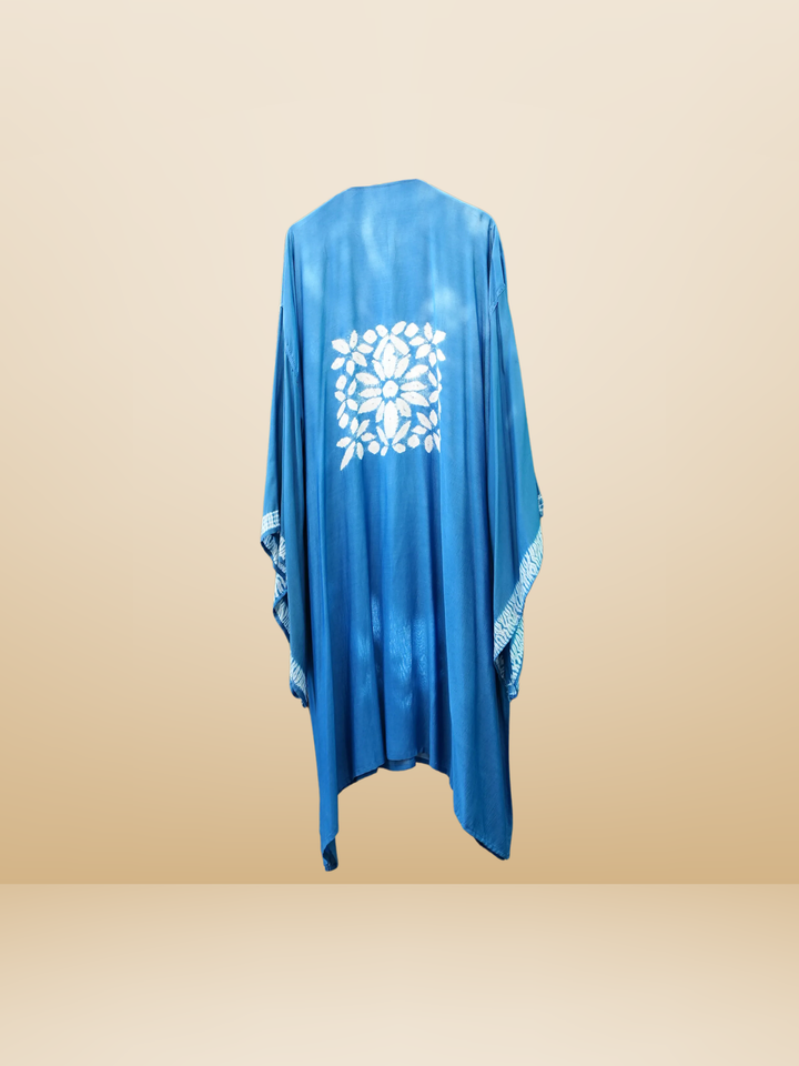 Handcrafted Shibori Muslin Kurti & Bottom Set