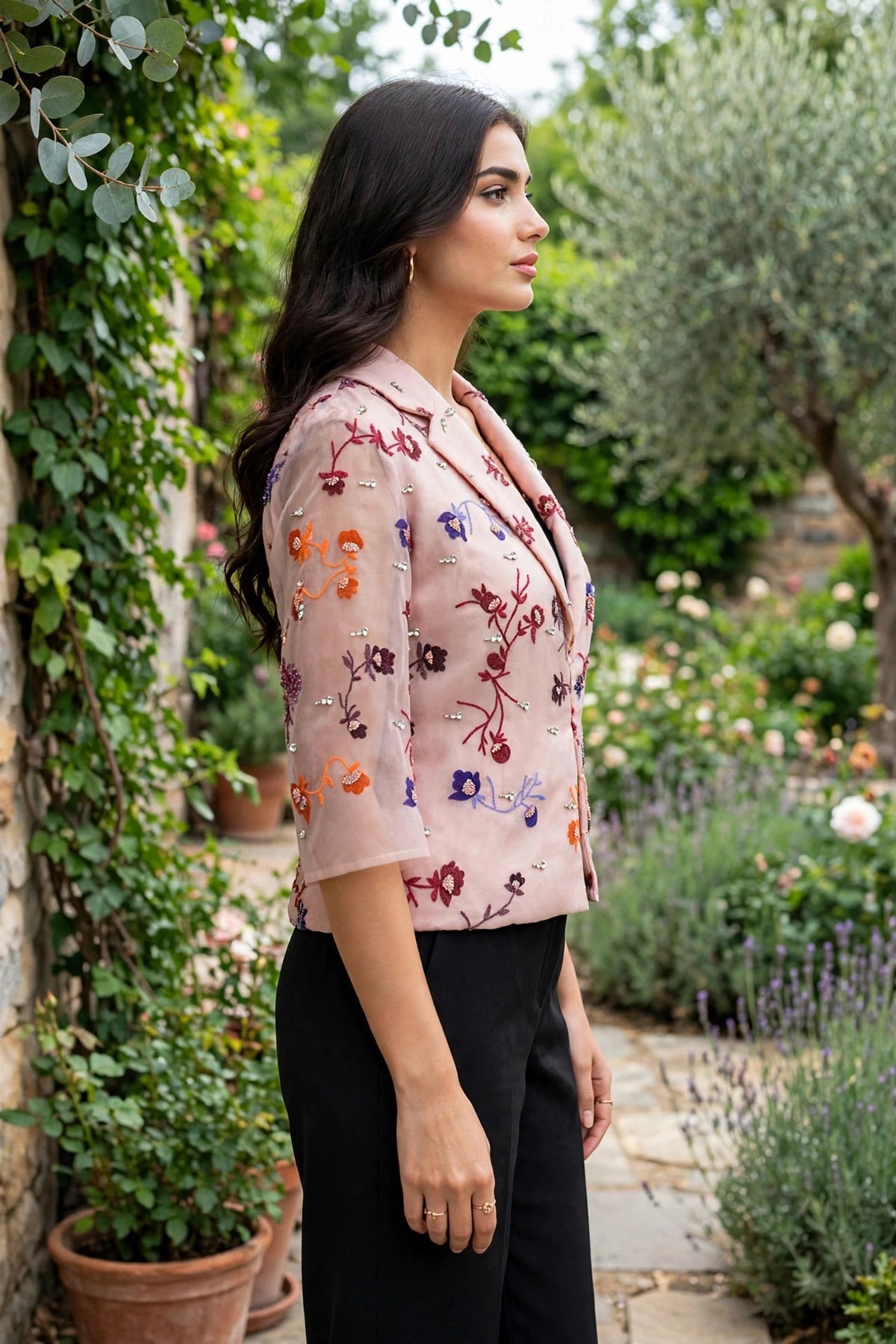 Bela Silk Organza Jacket