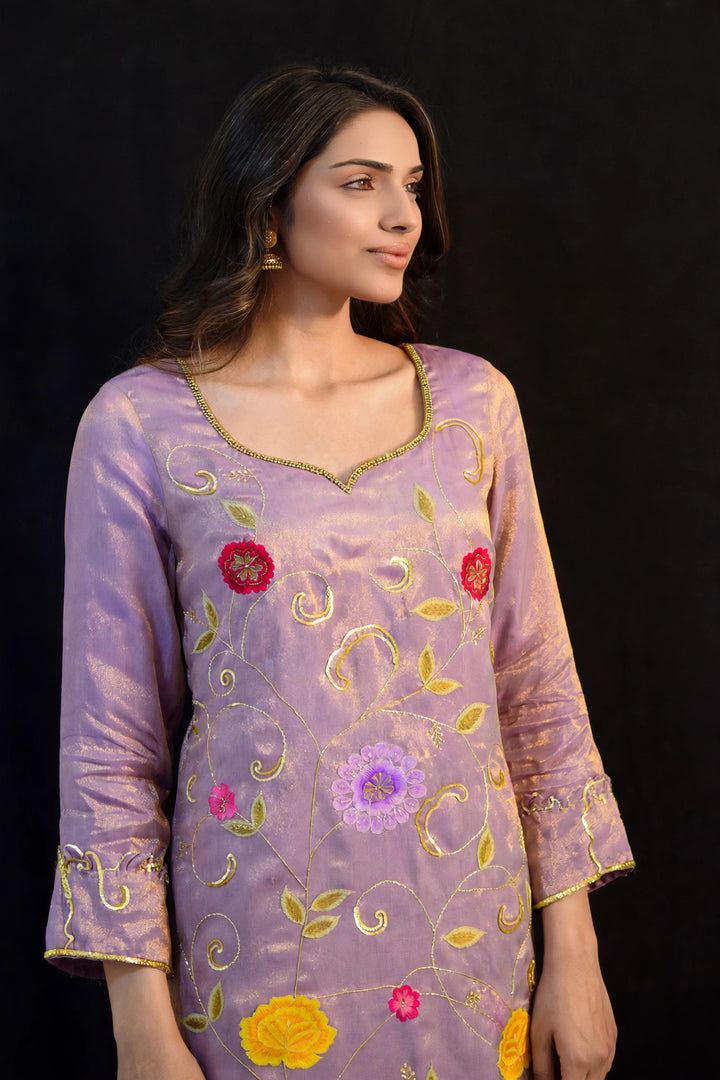 Phulwari three piece suit set