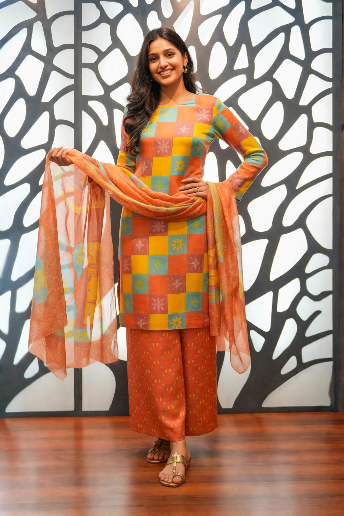 Kavya three-Piece suit set