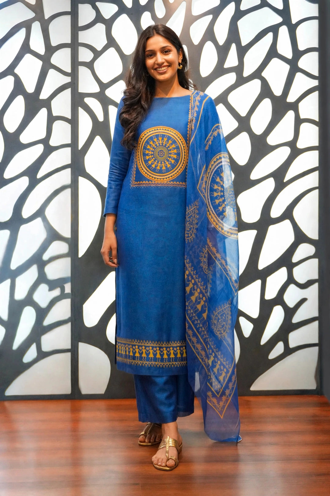 Nritya three-Piece Suit set