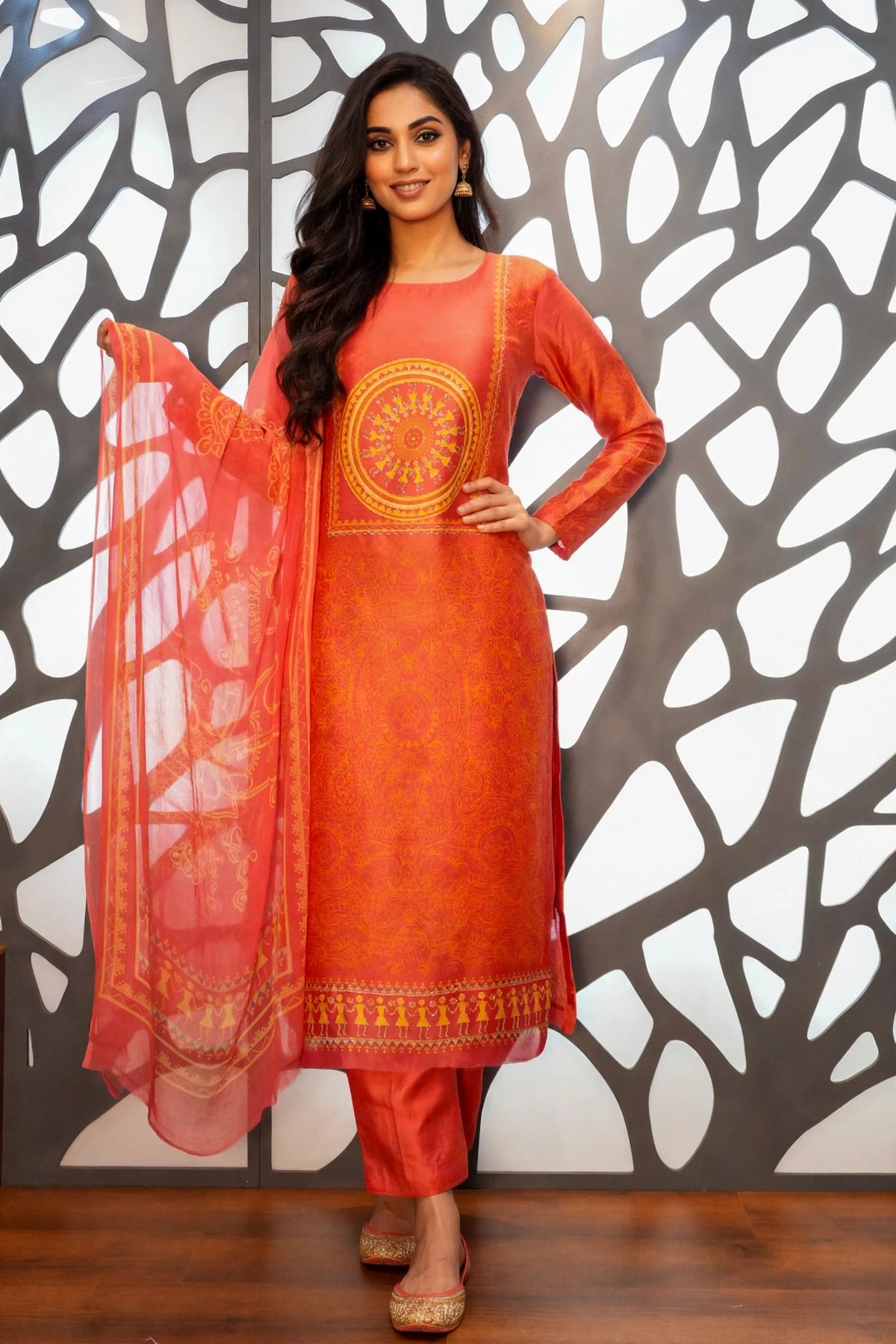 Nritya three-Piece Suit set