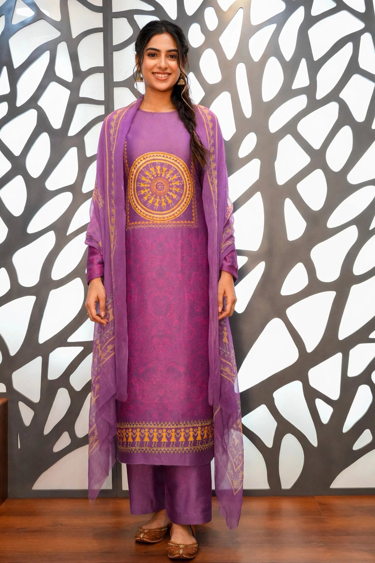 Nritya three-Piece Suit set