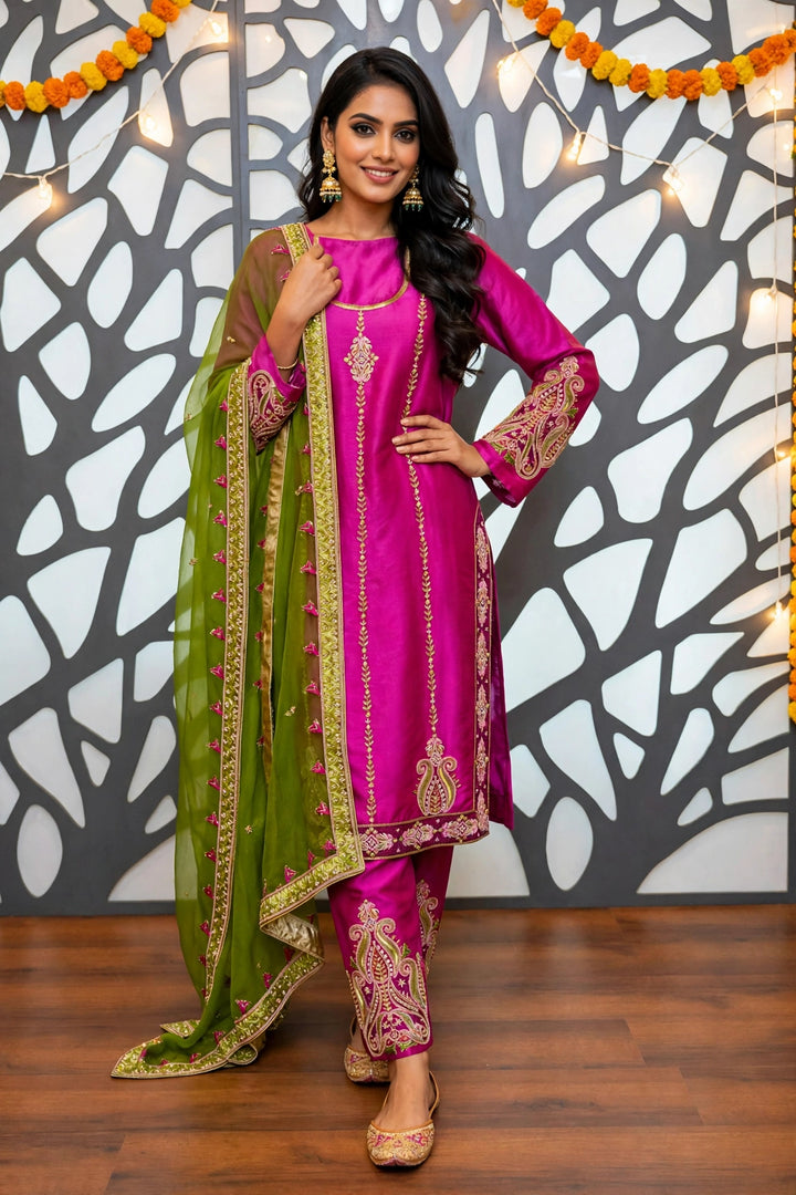 Mudra three-Piece suit set